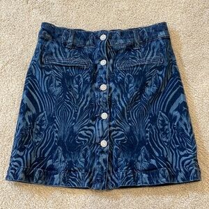 7 for all mankind Jean denim skirt size 28